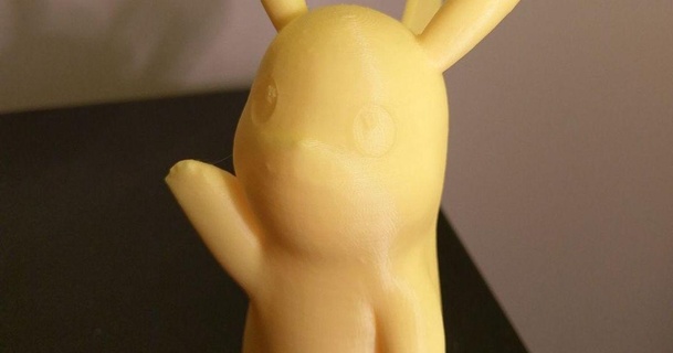 Pikachu Pokemon rafforzato coda alessia 3D Modelli giocattoli Giochi azione figure statue thingiverse 3d print model - Mito3D