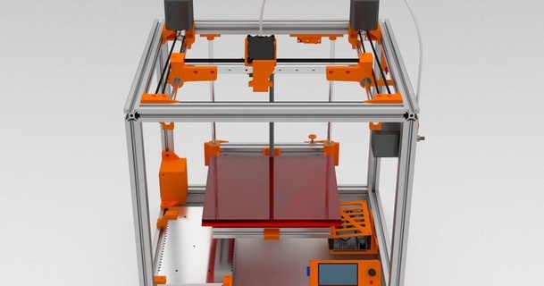 fusebox2r corexy 3d printer alexy 3D Models Printers Accessories extrusion 2020 3dprinter rail mgn12 3d print model - Mito3D