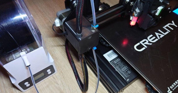 ender 3 x-limit switch bracket runout sensor matthijsbos 3D Models Printers - Upgrades creality filamentrunoutsens ender3 thingiverse crealityender3 3d print model - Mito3D