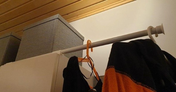 coat hanger rack cubboard rakoivun 3D Models Household Bathroom pull thingiverse dryingrack drying 3d print model - Mito3D