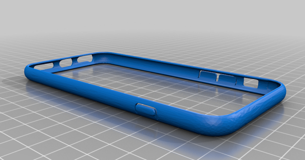 iPhone 7 Flexibumper Fall Mantel tpu flexibel Filamente Engel 3D Modelle Gadgets tragbar Geräte thingiverse 3d print model - Mito3D