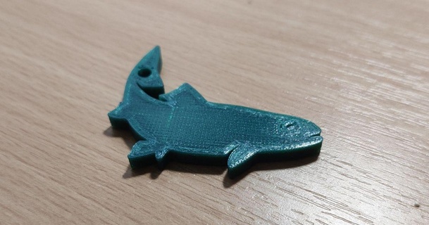 peixe chaveiro bobinovec 3D modelos moda acessórios chave 3d print model - Mito3D