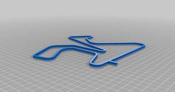 circuito permanente jerez la frontera spain formula 1 race track updesky 3D Models Hobby & Makers Automotive formula1 f1 racetrack 3d print model - Mito3D