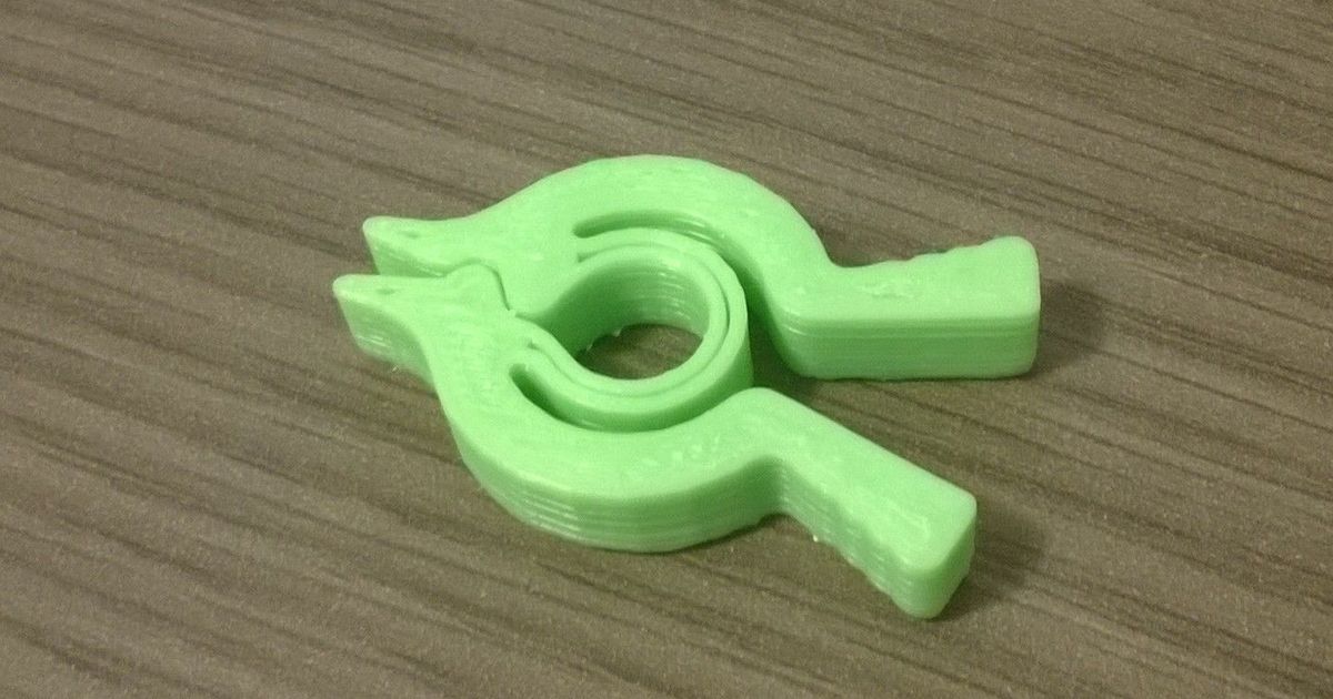 pulcino clip quin 3D Modelli domestico cucina 3D print model - Mito3D