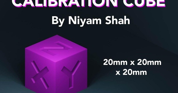xyz calibración cubo naaaaaaom 3D modelos impresoras prueba 3d print model - Mito3D