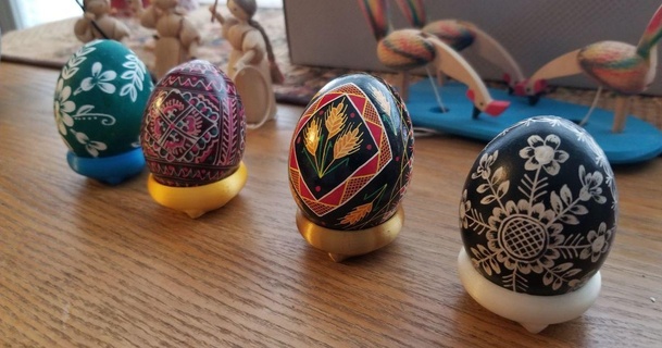 Yumurta Görüntüle ayakta durmak 2 versiyonlar burtronix 3D modeller Sanat tasarım tasarımlar Paskalya yumurtası yumurtalar paskalya gösterimi 3d print model - Mito3D