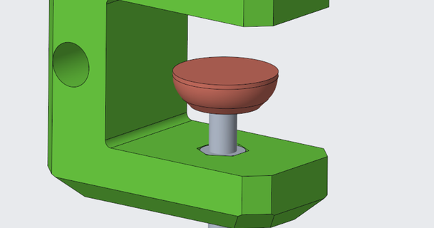 simples c clamp nu 3D modelos casa escritório 3d print model - Mito3D