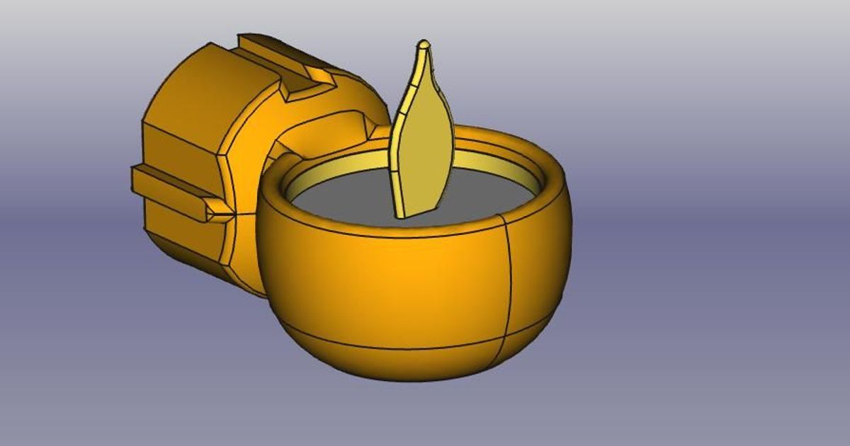 steckdosen teelicht Halfter 01 jofeinmechaniker 3D Modelle Gadgets 3D print model - Mito3D