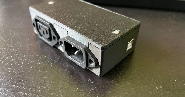 USB retransmissão caixa laranja rápido 3D modelos passatempo fabricantes eletrônicos iec hw348 3d print model - Mito3D