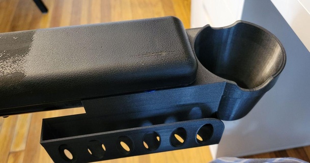 tazza supporto per telefono sedia rotelle fucile caccia 3D Modelli gadget smartphone portabicchieri 3d print model - Mito3D