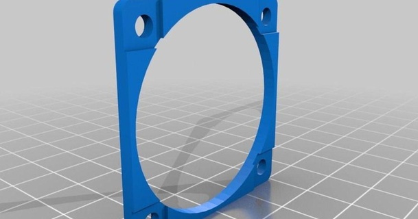 noctua 40mm ventilador junta foppemoa 3D modelos impressoras acessórios thingiverse 3d print model - Mito3D