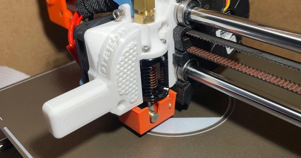 Drachen hotend montieren Mini mini + Griff Remix Wilhelm 3D Modelle Drucker Upgrades Prusamini Drachenhotend 3d print model - Mito3D