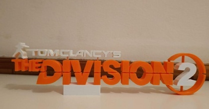 Tom Clancy 39 s bölünme 2 şövalye sürücüsü indir Bedava stl model printablescom 3d modeller Sanat tasarım 2d tabaklar logolar thedivision2 tomclancysthediv2 3d print model - Mito3D