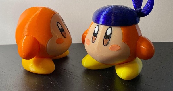 waddle dee kirby lazlo 3D Models Toys & Games Action Figures Statues toy nintendo videogames actionfigure 3d print model - Mito3D