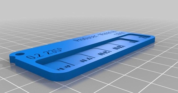 filamento campione semplice whitehawk 3D Modelli stampanti test thingiverse 3d print model - Mito3D