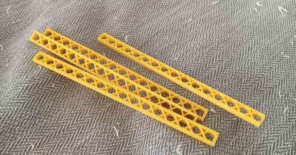 lego support 1 16 lattice train signal mast cbrick 3D Models Toys & Games Building 12v 1x16 3d print model - Mito3D