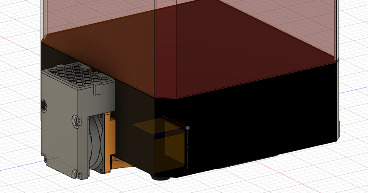 mono voc filtering 80mm remix mace3d 3D Models Printers - Upgrades anycubic resin thingiverse monox 3D print model - Mito3D