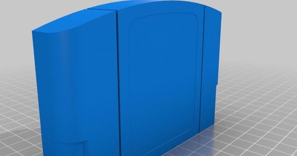 n64 cartucho homem 3D modelos aparelhos videogame videogames thingiverse 3d print model - Mito3D
