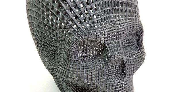 estructura metálica cráneo Perfecto edición medios comunicación 3D modelos casa oficina soporte lápiz bolígrafo 3d print model - Mito3D
