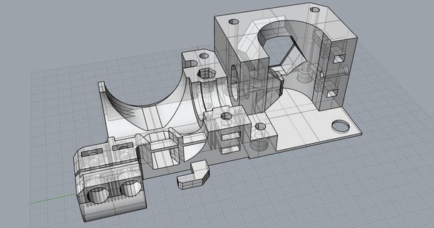 Prusa i3 mk2 Teile Schritt Dateien Medien 3D Modelle Drucker Upgrades 3dprinter stl 3d print model - Mito3D