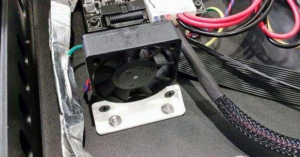 wanhao d6 motherboard fan holders media 3D Models Printers - Upgrades maker holder printer monoprice 3d print model - Mito3D