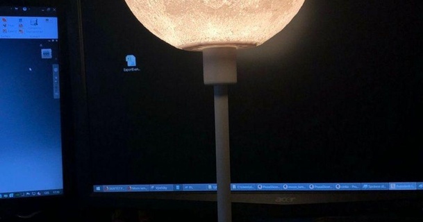moon lampshade reduction ikea skaftet lamp ochm 3D Models Household Other House Equipment thingiverse 3d print model - Mito3D