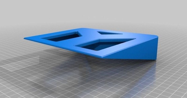 Kensington hoja delgada estante soporte impropio 3D modelos pasatiempo hacedores ideas thingiverse 3d print model - Mito3D