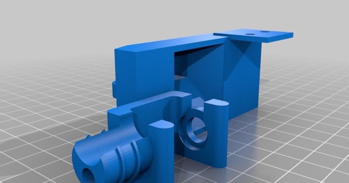 jgaurora a5 blowerfanholder nofuturekid 3D Models Printers - Upgrades thingiverse 3D print model - Mito3D