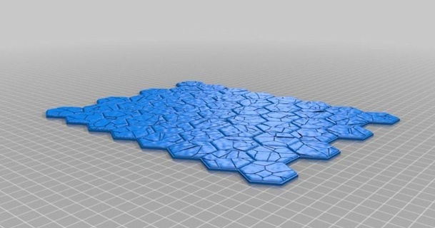 Gloomhaven quebrado pedra azulejos descontinuada paralepsia 3D modelos brinquedos jogos ar livre thingiverse masmorras 3d print model - Mito3D