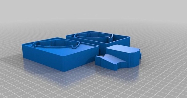 scurrg bin Porto frete organizador x wing tmg paralepsia 3D modelos brinquedos jogos ar livre xwing thingiverse escumalha 3d print model - Mito3D