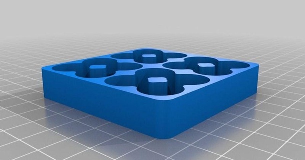 personalizado 4x4 batería bandeja paralepsia 3D modelos casa oficina thingiverse 3d print model - Mito3D