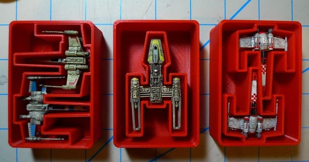 z-95 bins harbor freight organizer x-wing tmg paralepsis 3D Models Toys & Games Outdoor xwing thingiverse rebel ywing z95 3d print model - Mito3D
