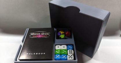 deck box dungeon jerosenwald download free stl model printablescom 3d models toys & games board boardgame boardgames cardgame deckbox deckholder 3d print model - Mito3D