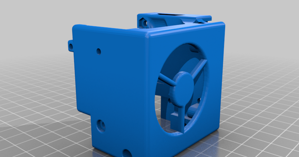 cube carriage ir sensor mount g4bri3l 3D Models Printers - Upgrades duet thingiverse blvmod 3d print model - Mito3D