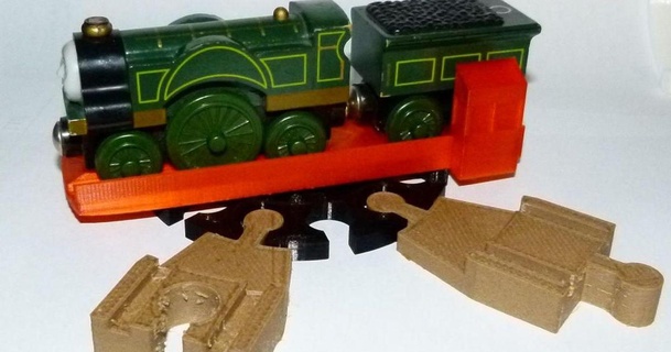 canlılık uyumlu döner tabla temizlik kaydı 3D modeller oyuncaklar oyunlar openscad tren şeytani 3d print model - Mito3D
