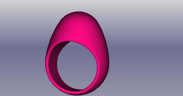 osterei ring gr 48 15 mm 72 23 mecânico 3D modelos moda acessórios anel Deko ei eiring 3d print model - Mito3D