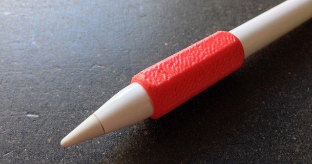 grip rollstop apple pencil macneill 3D Models Gadgets Portable Devices thingiverse stylus 3d print model - Mito3D
