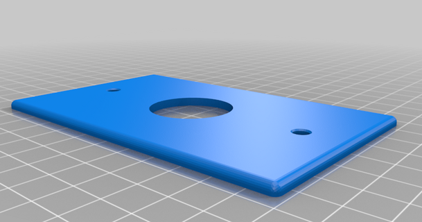 usb port panel nickvan 3D Models Hobby & Makers Electronics thingiverse 3d print model - Mito3D
