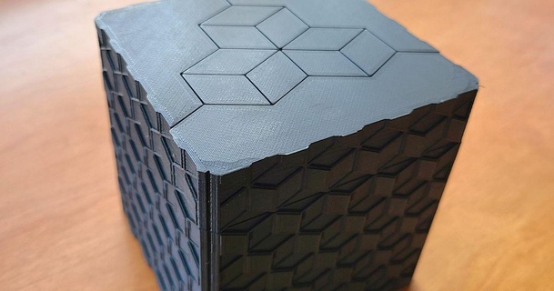 caja cubo patrón stanhubrio 3D modelos casa hogar decoración 3d print model - Mito3D