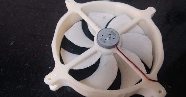 120mm fan body supports juw 3D Models Hobby & Makers Other Ideas thingiverse 120mmfan 3d print model - Mito3D