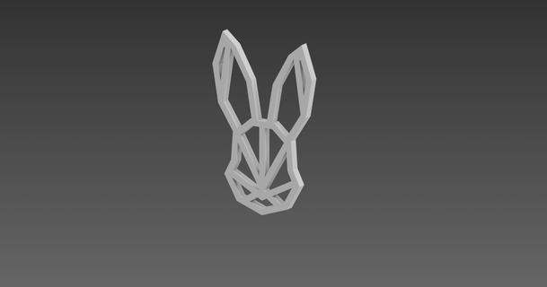 tavşan çokgen valaf 3D modeller mevsimlik tasarımlar ilkbahar Paskalya 3d print model - Mito3D