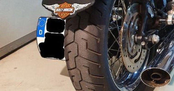 Harley Davidson çamurluk logo kanatlar dj 3D modeller hobi yapımcılar otomotiv motosiklet şeytani 3d print model - Mito3D