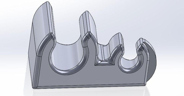 tubo flessibile clip micro foro hpa Linee conto ruehl 3D Modelli gli sport all'aperto pistola ad aria pcp 3d print model - Mito3D