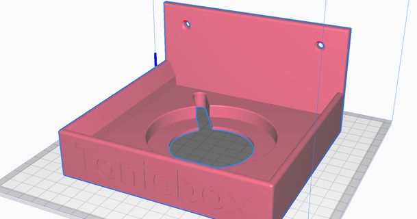 toniebox lexar 3D Models Gadgets Audio kids halterung regal 3d print model - Mito3D