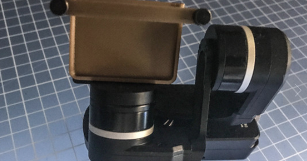 yi 2k cam feiyu action gimbal - gopro size adapter shaktimaan 3D Models Gadgets Photo & Video 3d print model - Mito3D