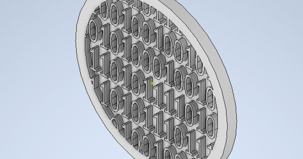 binary coaster xactlysharp 3D Models Household Kitchen 3d print model - Mito3D