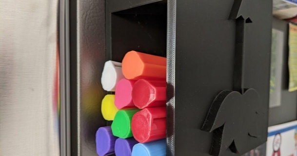 geladeira marcador suporte iyersmith 3D modelos casa cozinha 3d print model - Mito3D