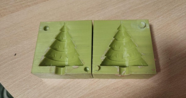 molde árbol Navidad jabón cera steppenpferd 3D modelos Arte diseño diseños 3d print model - Mito3D