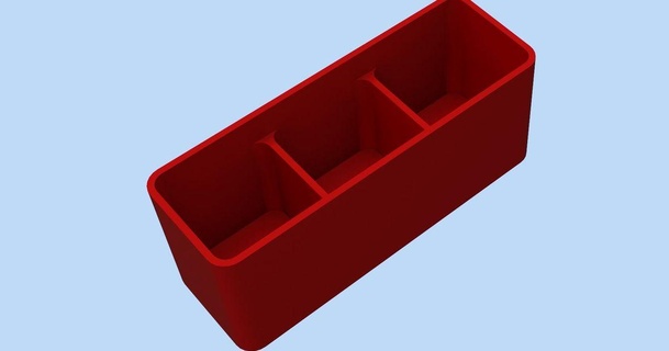 scatola scomparti boogie 3D Modelli passatempo creatori organizzatori organizzatore piccolo ordinamento 3d print model - Mito3D