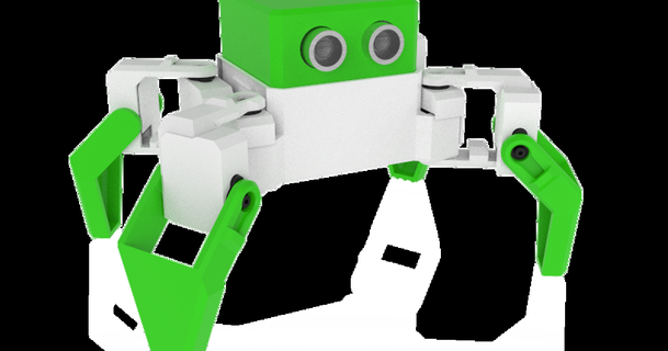 otto faça quadrúpede robô 3D modelos passatempo fabricantes RC robótica quad aranha arduino 3d print model - Mito3D
